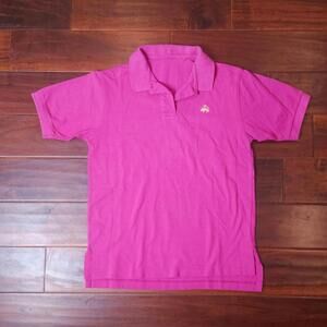 Brooks Brothers 100% Cotton Made in the USA Pink Polo Women’s Size Small